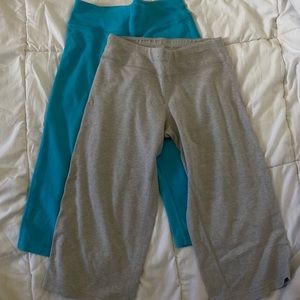 NY&C•Sport Capris blue and gray sweatpants size xs